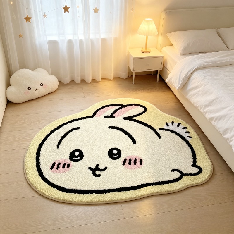 Home Bathroom Floor Mats - Чиикава!!! Мультяшный коврик Аниме Хачиваре Усаги