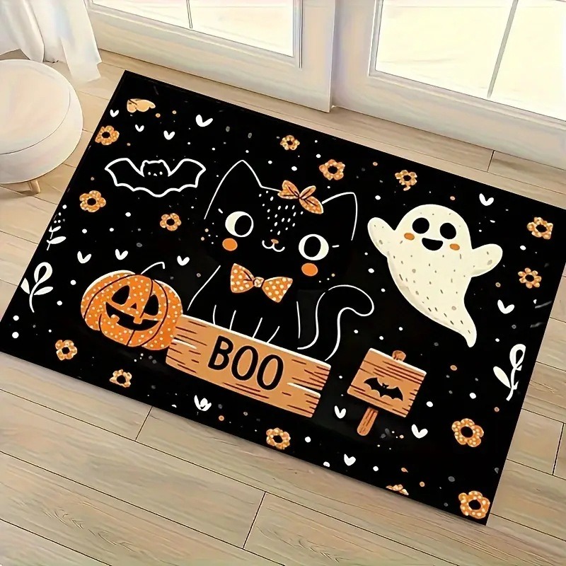 Zara Home Bathroom Rug - Коврик для Хэллоуина, приветственный коврик, дверной