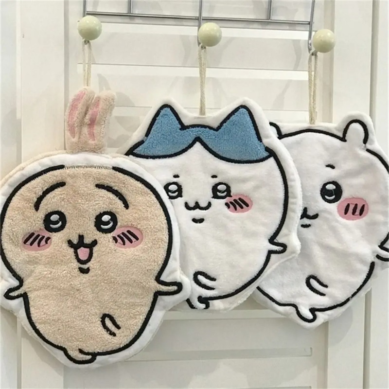 Home Bathroom Gadgets - Chiikawa Usaqi Xiaobajii милое подвесное полотенце
