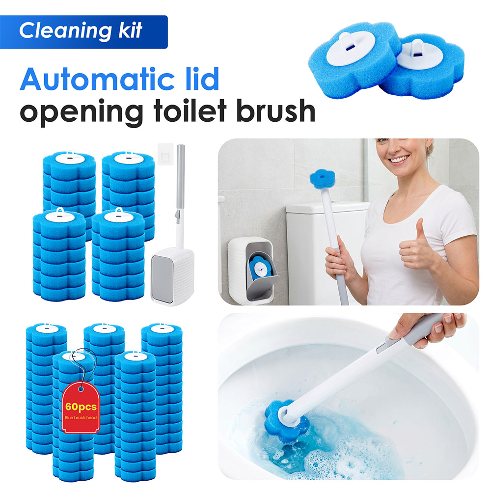 Home Bathroom Gadgets - Новый набор для чистки унитаза: щетка