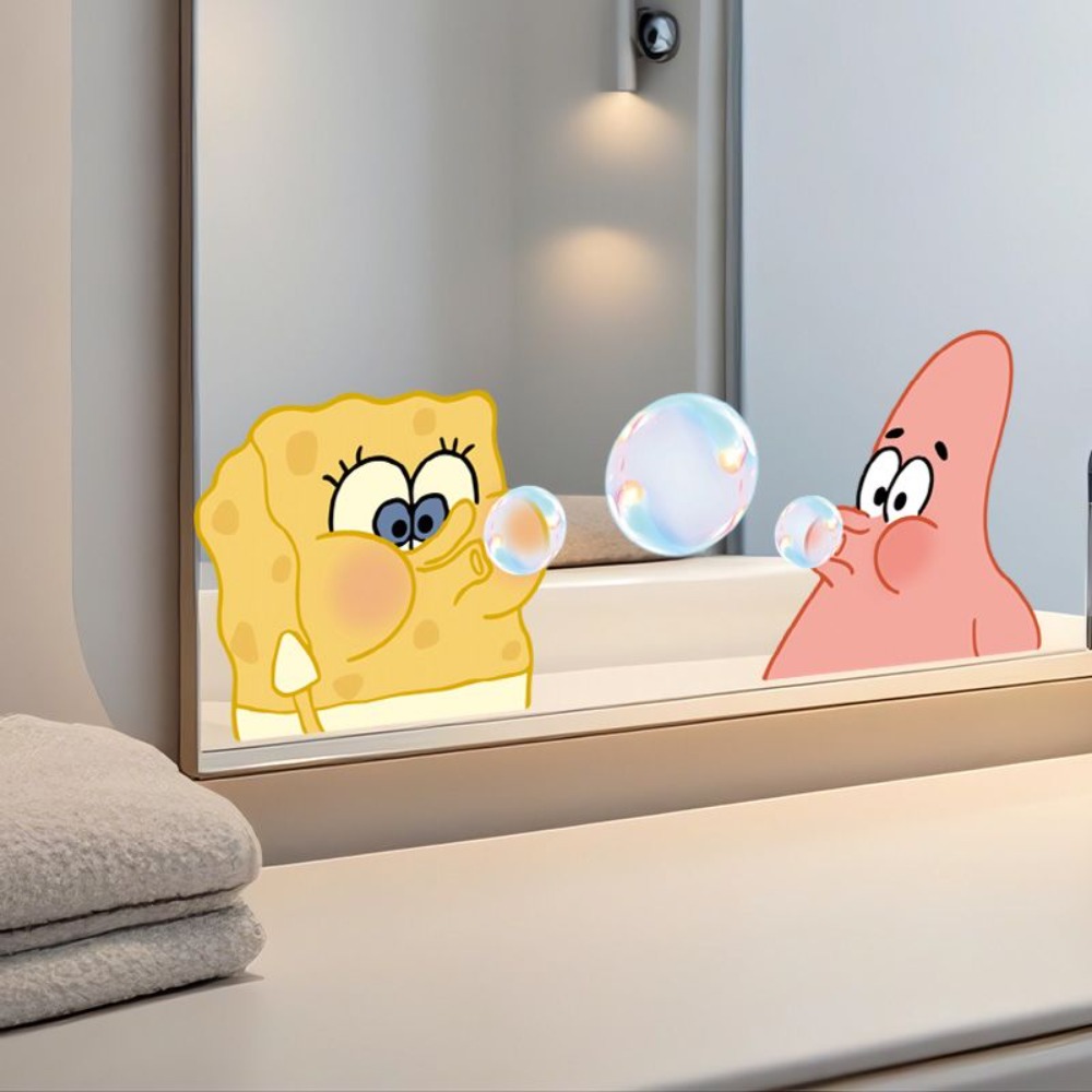 Home Bathroom Gadgets - Наклейки на зеркало в ванную комнату