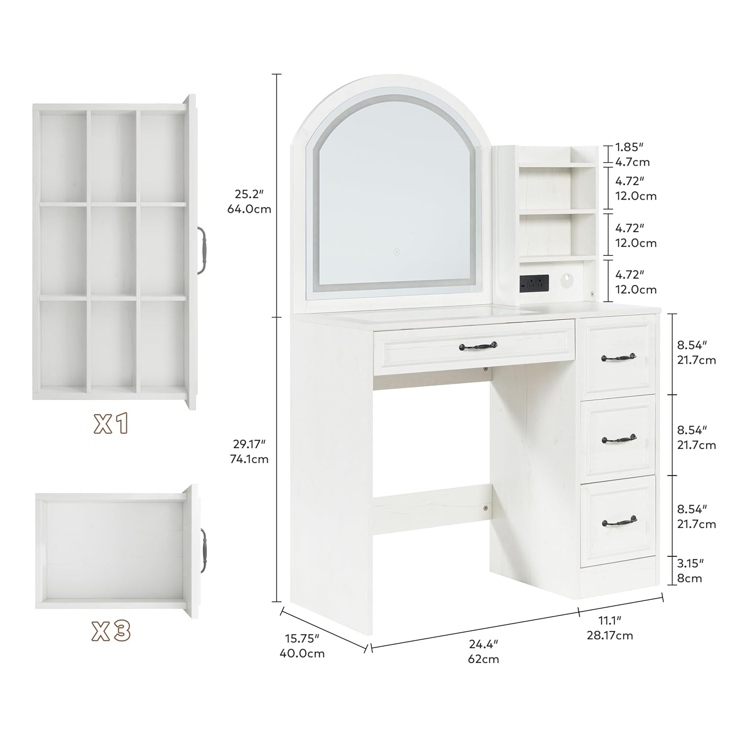Современный туалетный столик с – обзор и цена Home Outlet Bathroom Vanity