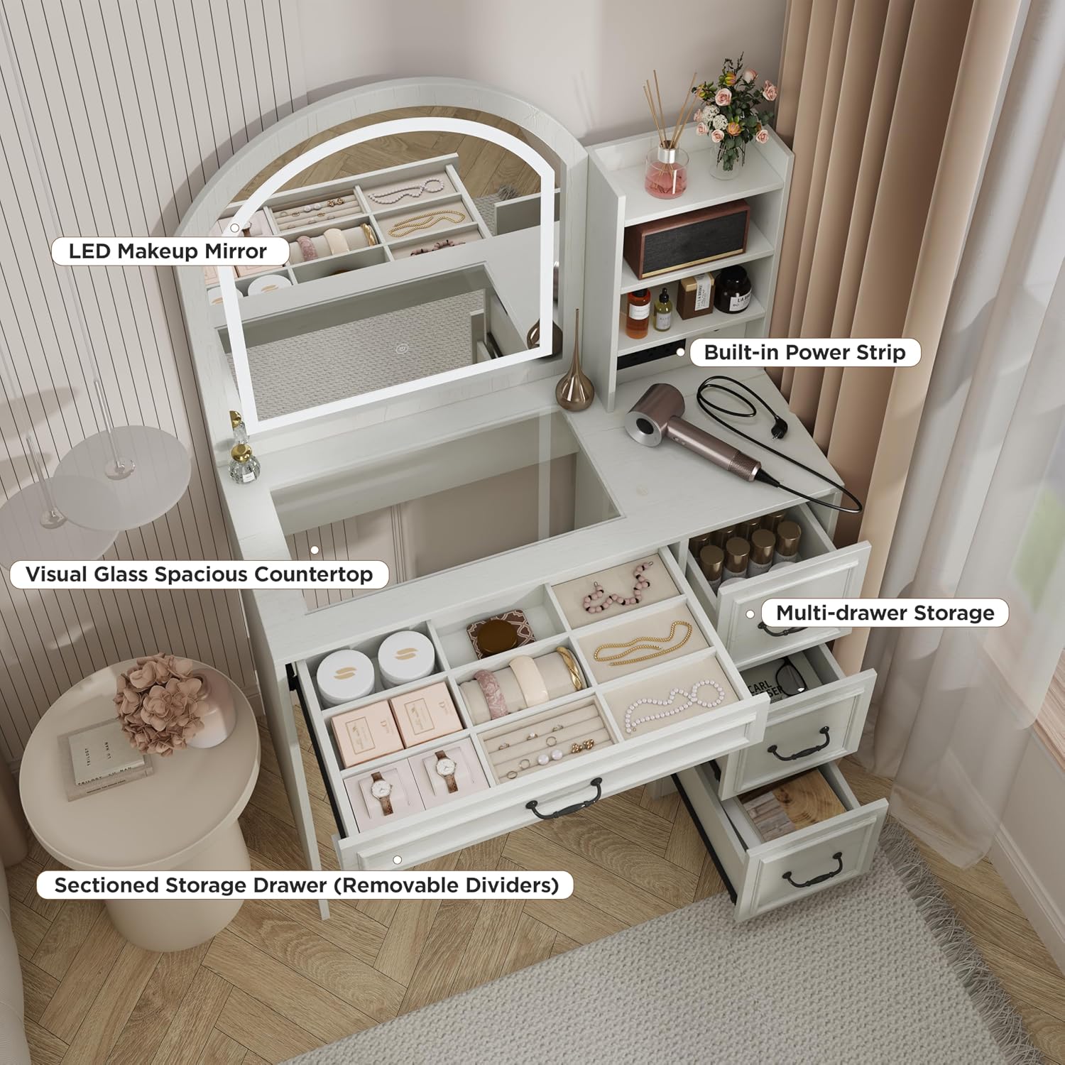 Современный туалетный столик с – обзор и цена Home Outlet Bathroom Vanity