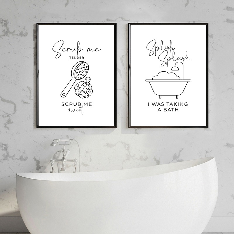 Забавные плакаты и принты с ци – обзор и цена Home Bathroom Quotes