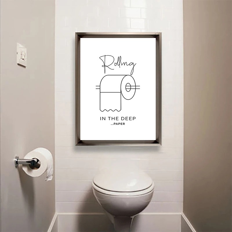 Забавные плакаты и принты с ци – обзор и цена Home Bathroom Quotes