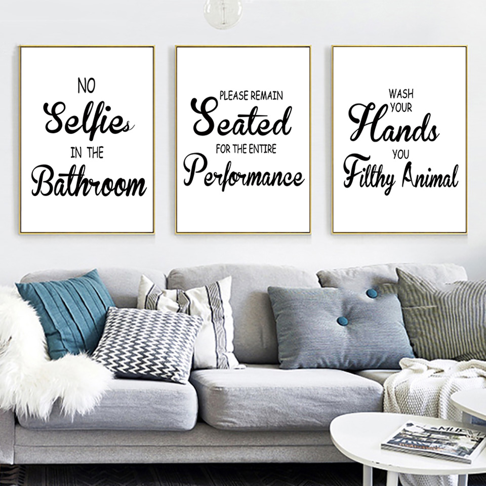 Креативные шутки для ванной ко – обзор и цена Home Bathroom Quotes