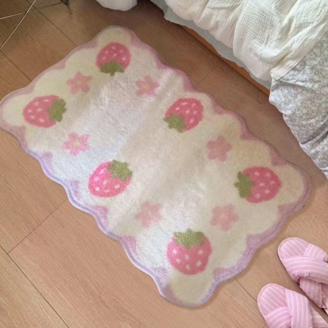Коврик VIKAMA Sweet Strawberry – обзор и цена Zara Home Bathroom Rug