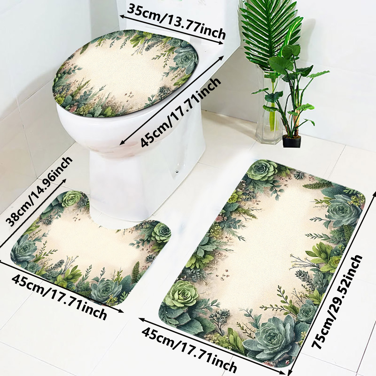 Ретро-набор для ванной комнаты – обзор и цена Zara Home Bathroom Rug