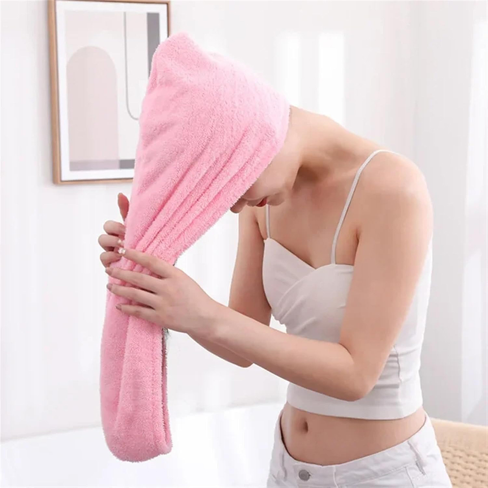 Полотенце-тюрбан из коралловог – обзор и цена Home Bathroom Gadgets