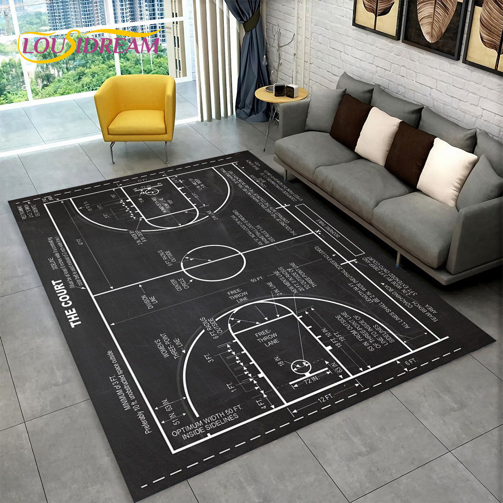 3D коврик для баскетбола с мул – обзор и цена Home Bathroom Floor Mats