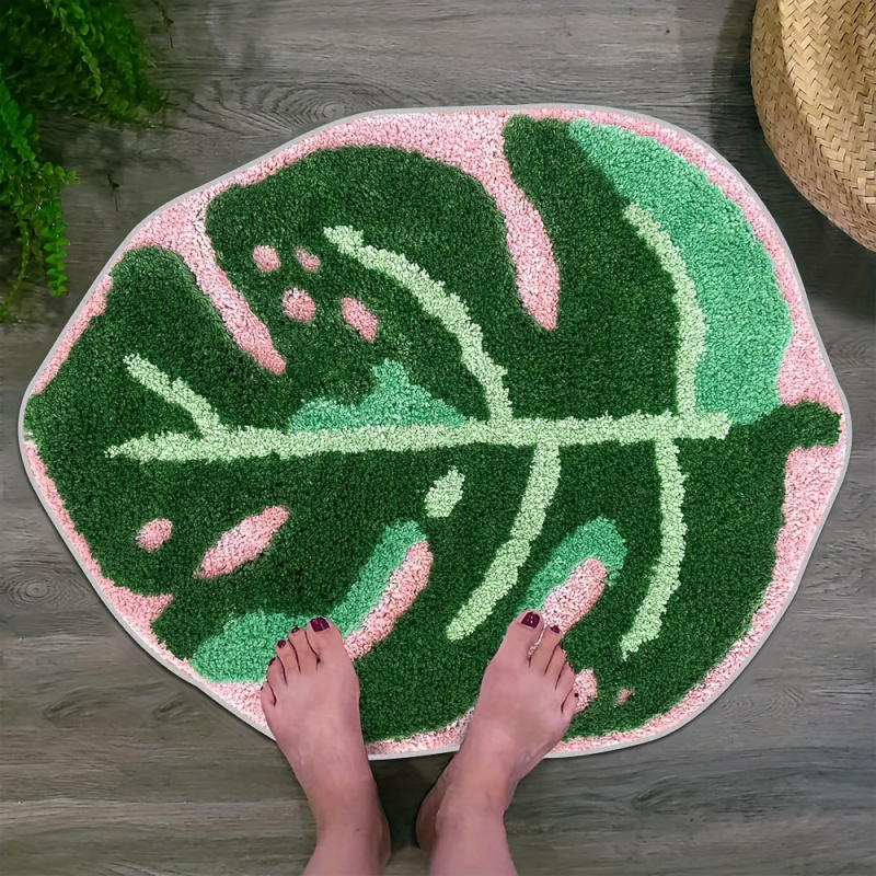Плюшевый ковер VIKAMA с розовы – обзор и цена Zara Home Bathroom Rug